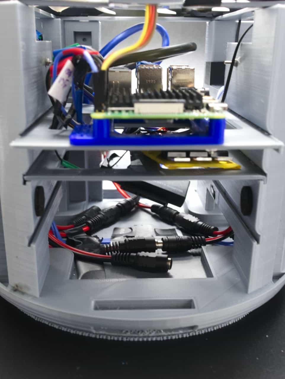 Left side showing 12V PSU with shroud removed