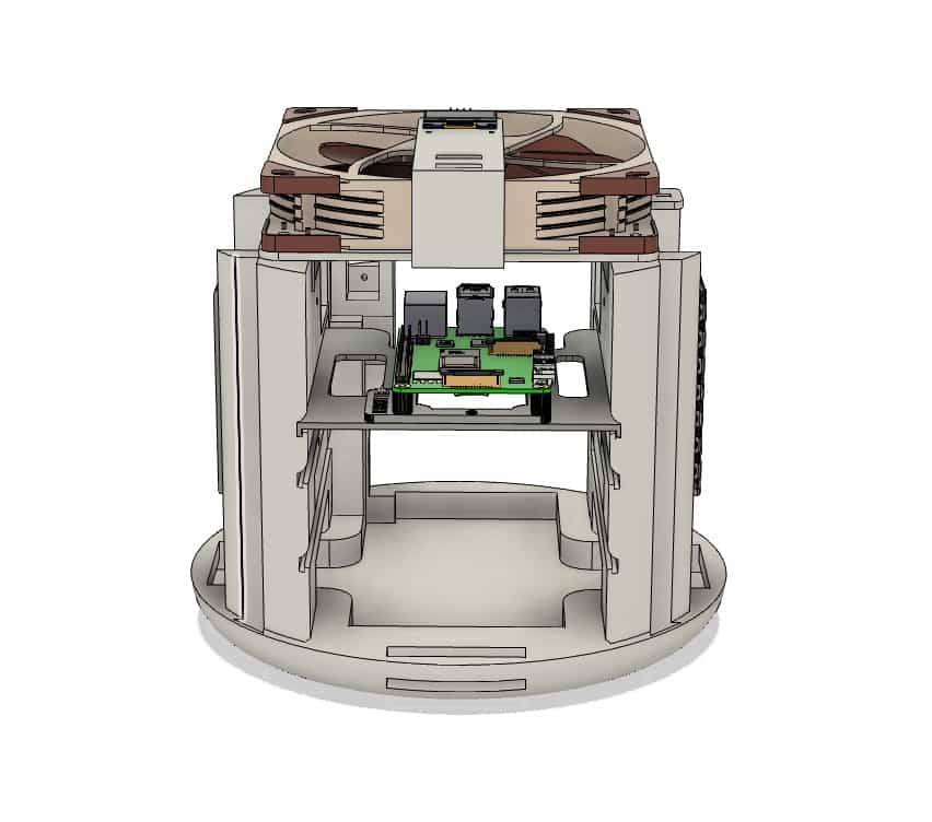 Front View with visible front airflow vent at the base of the chassis